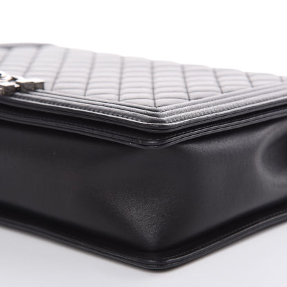 Chanel Lambskin Quilted Large Boy Flap Black 9 of 14