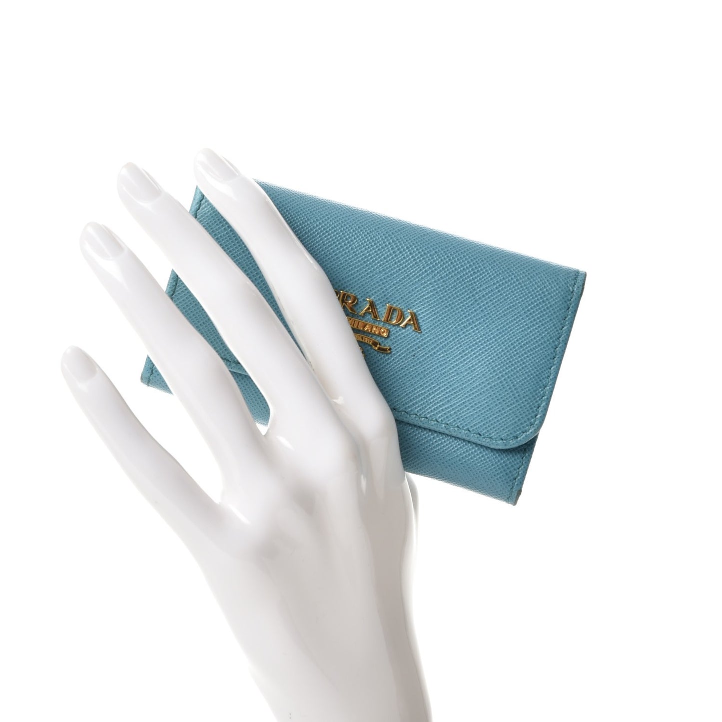 Saffiano Metal 6 Key Holder Voyage