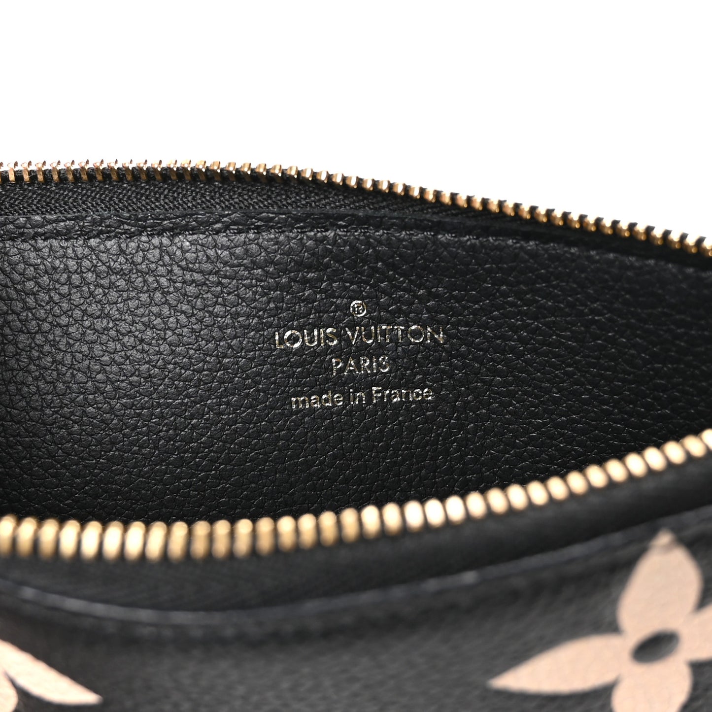 Empreinte Monogram Giant Crafty Trio Pochette Black Creme