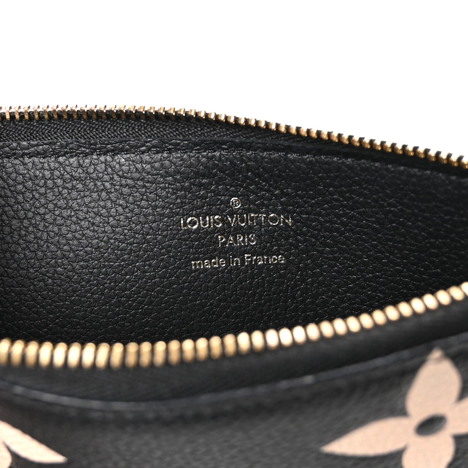 Louis Vuitton Empreinte Monogram Giant Crafty Trio Pochette Black Creme 6 of 6