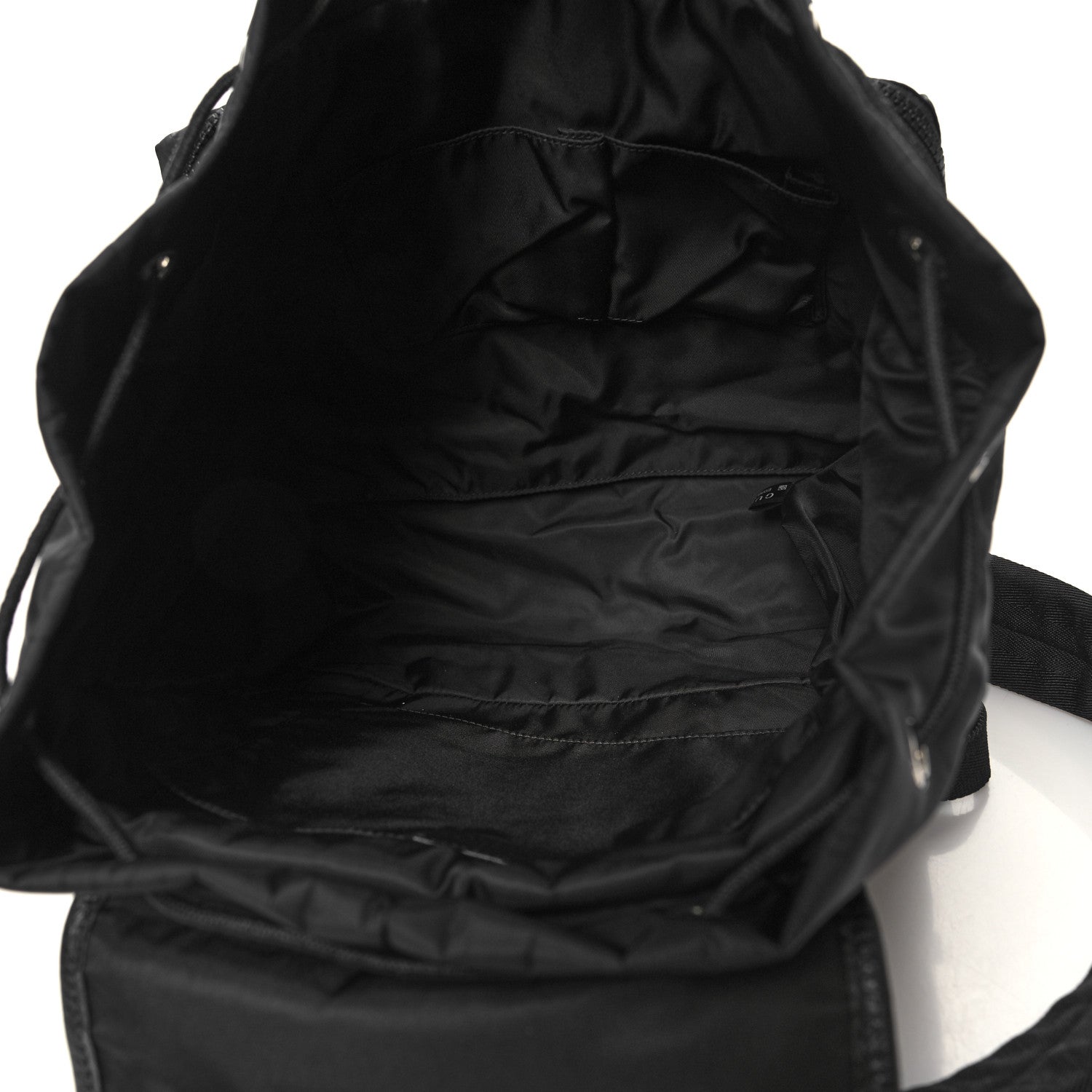 Gucci Nylon Monogram Medium Light Single Buckle Backpack Black 5 of 10