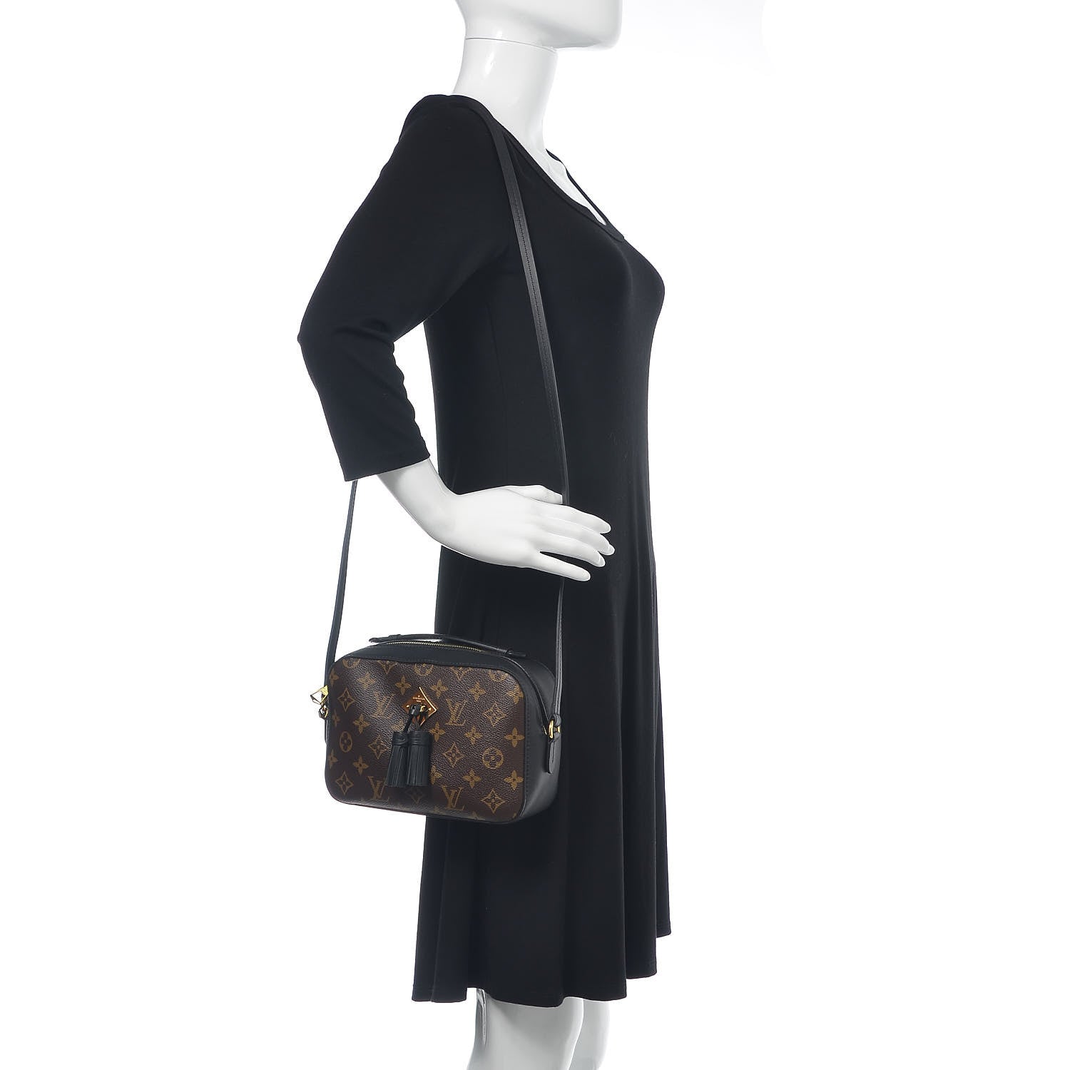 Louis Vuitton Monogram Saintonge Black 2 of 12