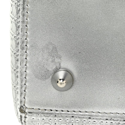 Christian Dior Metallic Patent Micro-Cannage Medium Lady Dior Silver 16 of 20