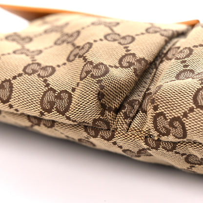 Gucci GG Monogram Web Double Pocket Belt Bag Yellow 10 of 19