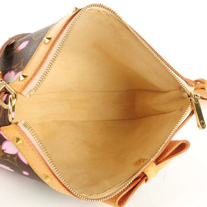 Louis Vuitton Monogram Cherry Blossom Pochette Accessories Brown 5 of 7