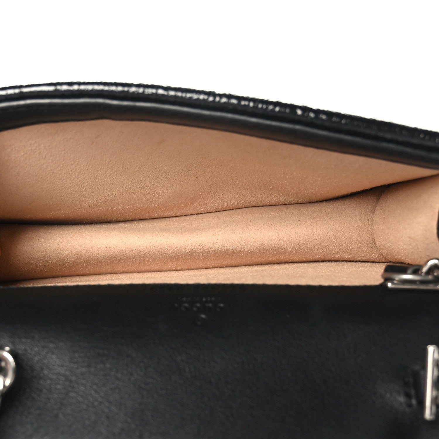 Gucci Velvet GG Monogram Super Mini Dionysus Shoulder Bag Blue Beige Black 5 of 8