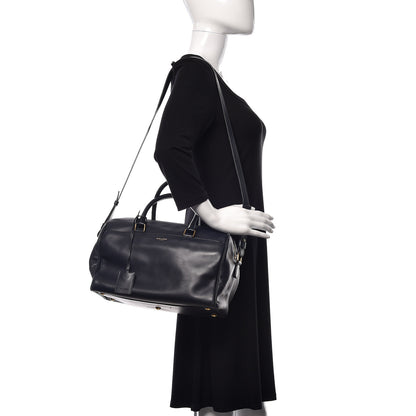 Saint Laurent Calfskin Classic Duffle 6 Marine 2 of 18