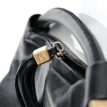 Chanel Calfskin Evening Bag Black 7 of 9