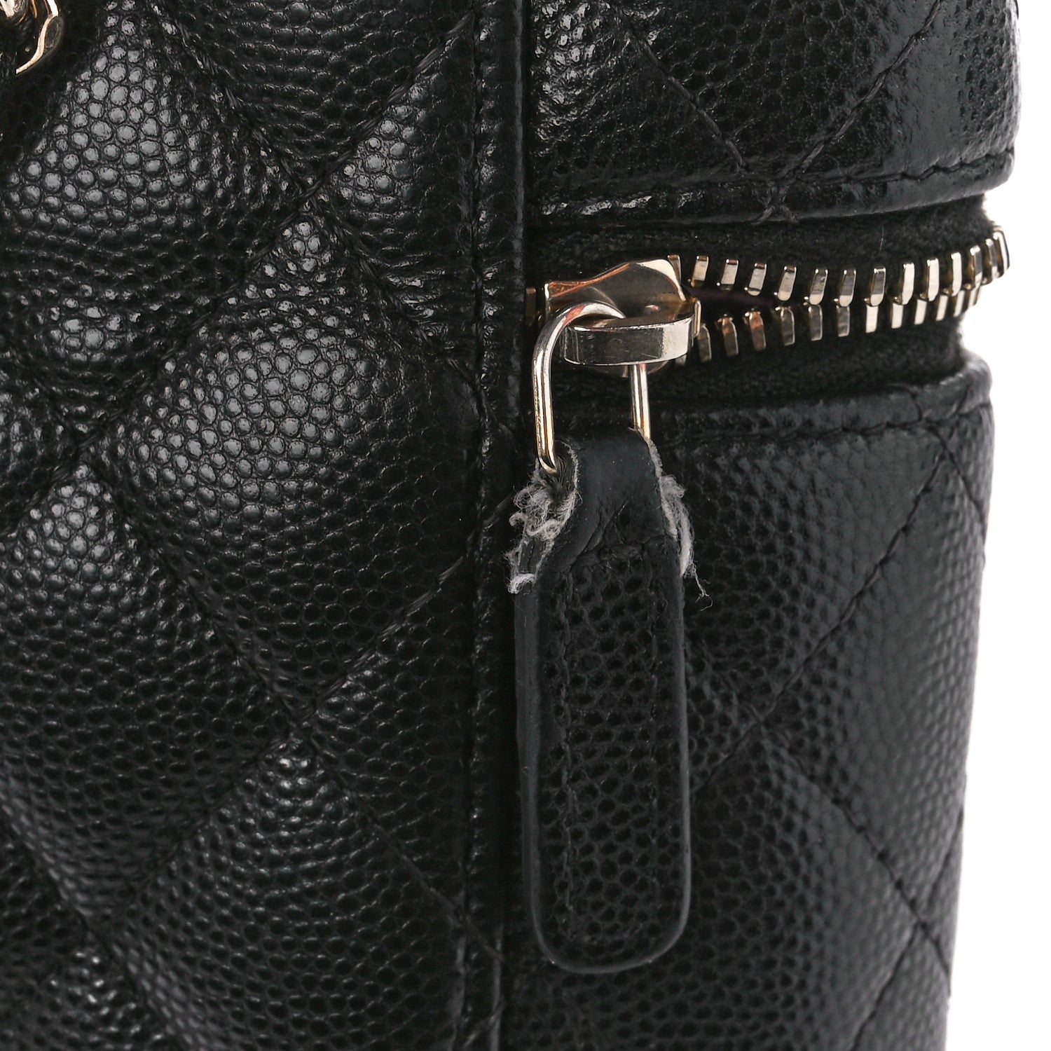 Chanel Caviar Quilted Phone Holder With Chain Black 12 of 12