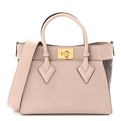 Louis Vuitton Calfskin Monogram On My Side PM Greige 1 of 9