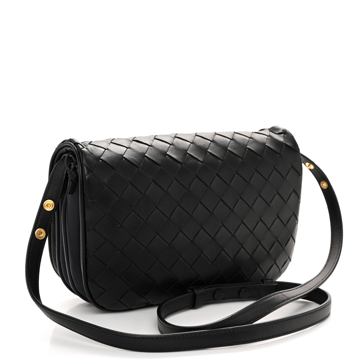 Bottega Veneta Nappa Intrecciato Puff Pouch On Strap Black Space 3 of 10