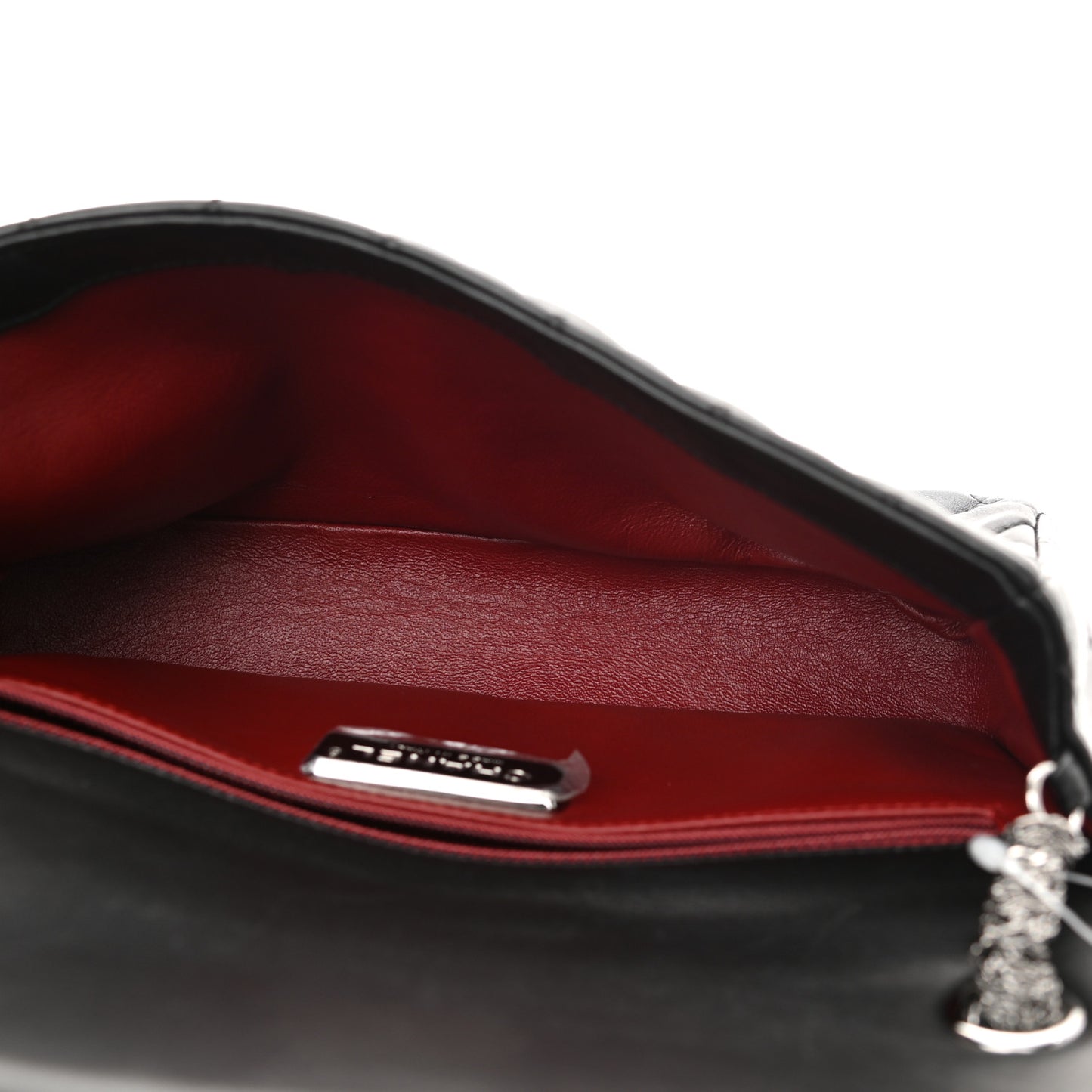 Lambskin Quilted Medium Westminster Pearl Flap Black