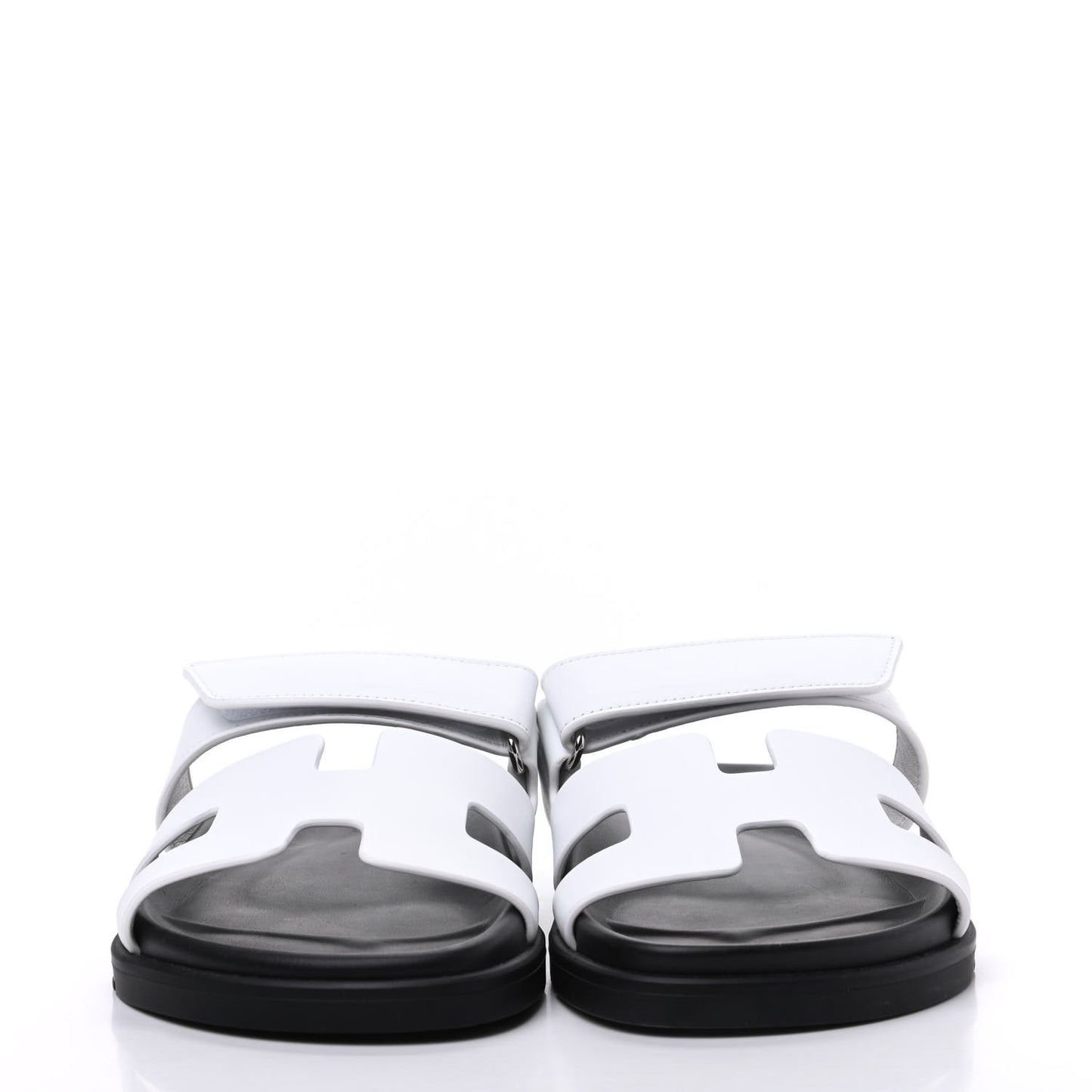 Calfskin Womens Chypre Sandals 39 White