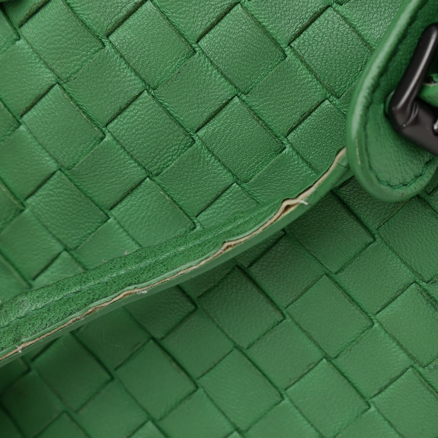 Bottega Veneta Nappa Intrecciato Nodini Crossbody Messenger Green 16 of 17