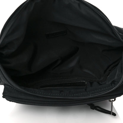 Balenciaga Nylon Canvas Panda Explorer Belt Bag Black 5 of 10