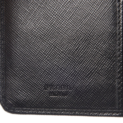 Prada Saffiano Compact Wallet Nero Black 8 of 9