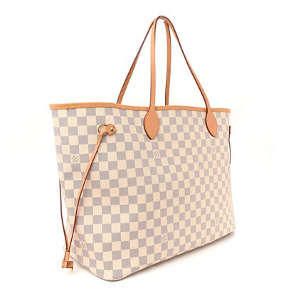Louis Vuitton Damier Azur Neo Neverfull GM Rose Ballerine 3 of 10
