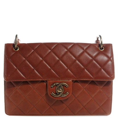 Chanel Caviar Quilted Large Retro Class Flap Brown 1 of 9