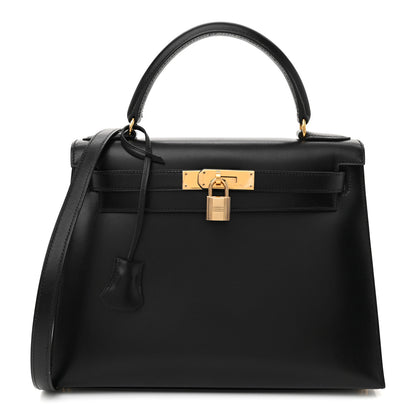 Hermes Box Kelly Sellier 28 Black 1 of 10