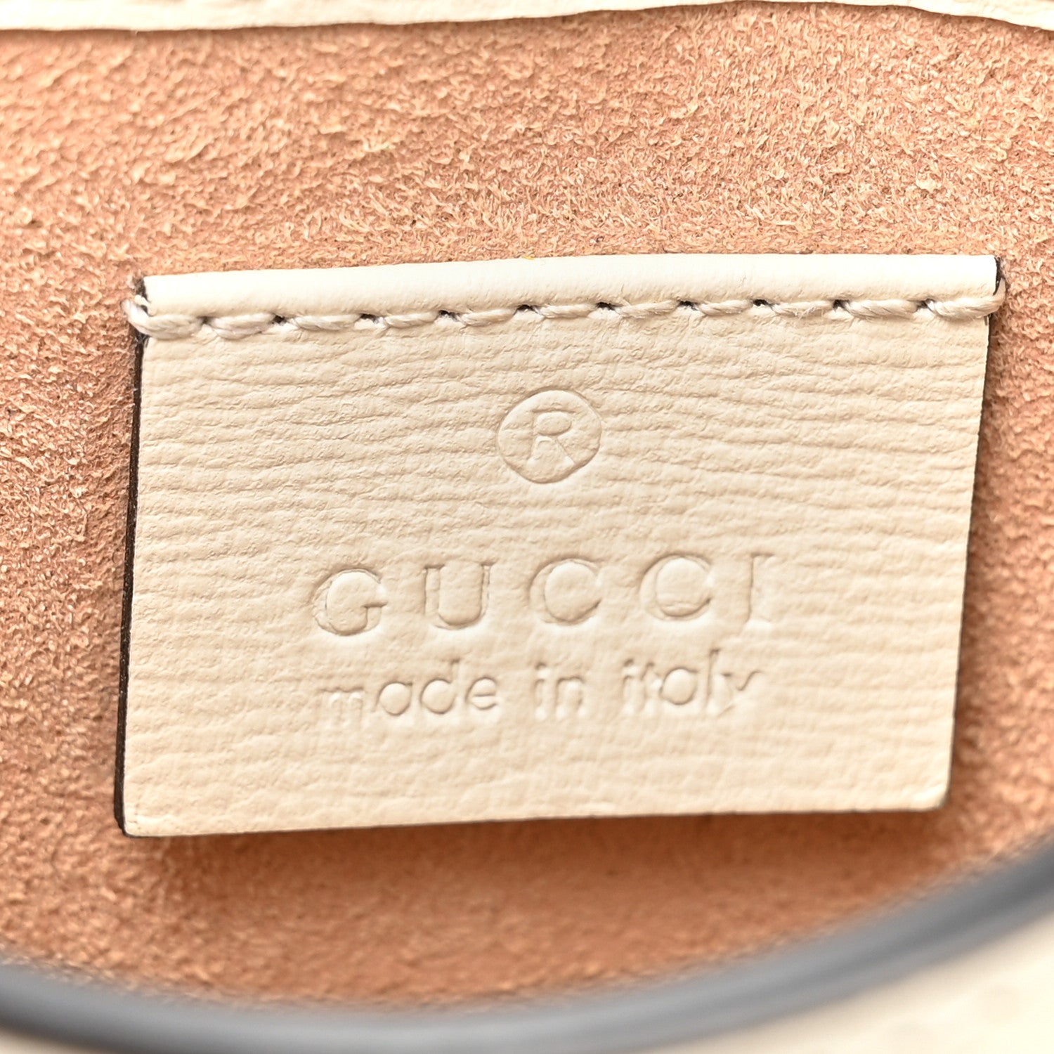 Gucci GG Supreme Monogram Azalea Calfskin Mini Horsebit 1955 Crossbody Bag Beige Ebony Mystic White 5 of 15