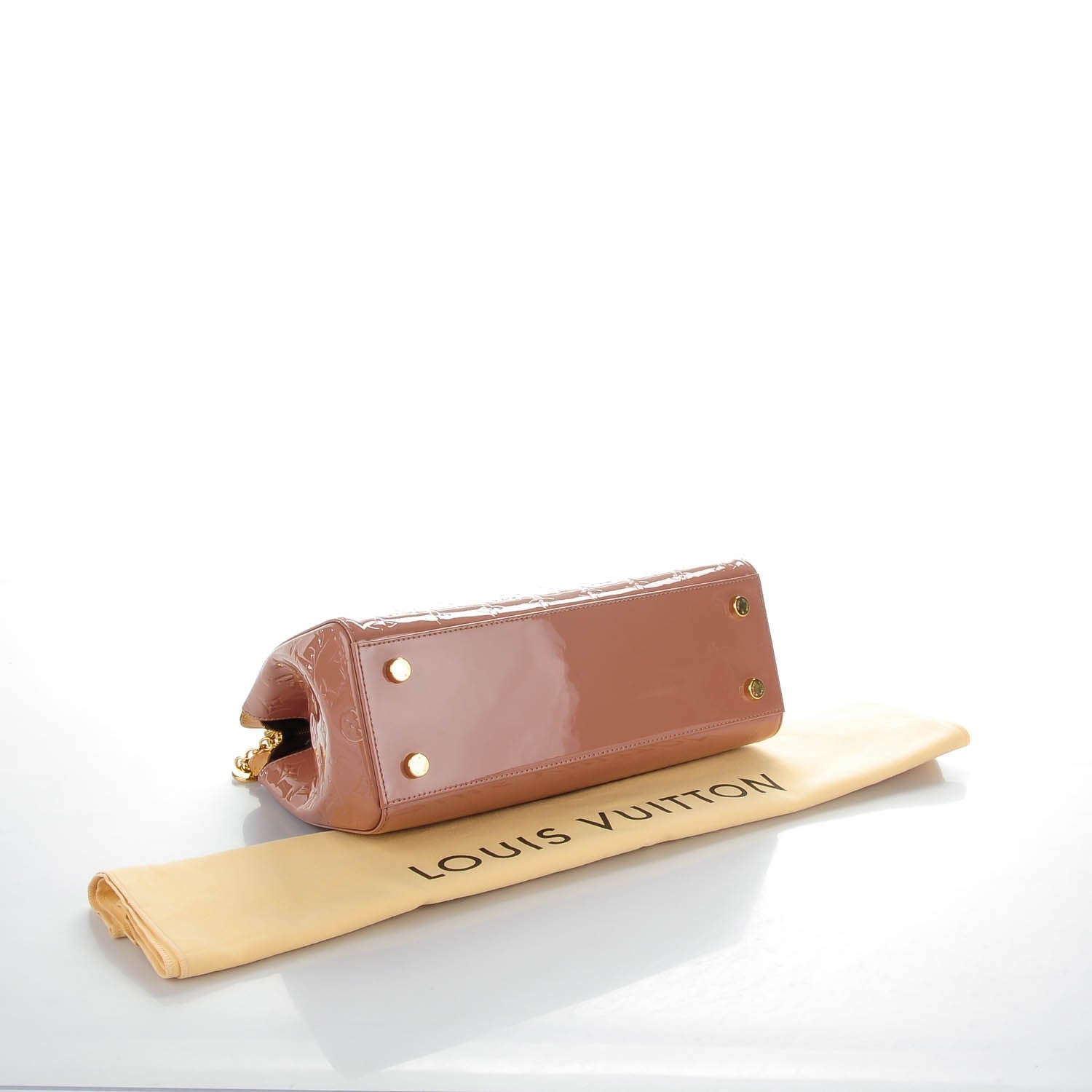 Louis Vuitton Vernis Brea MM Rose Velours 4 of 7