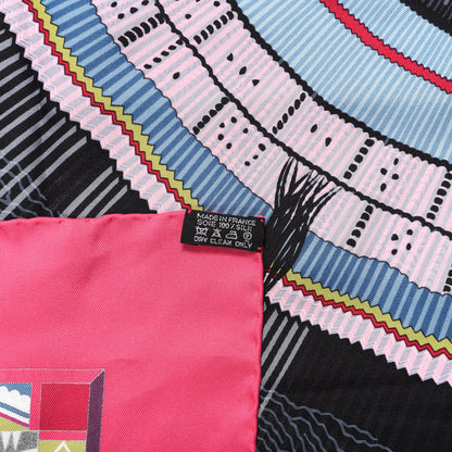 Hermes Silk Cent Plis Des Miao Scarf 90 3 of 3