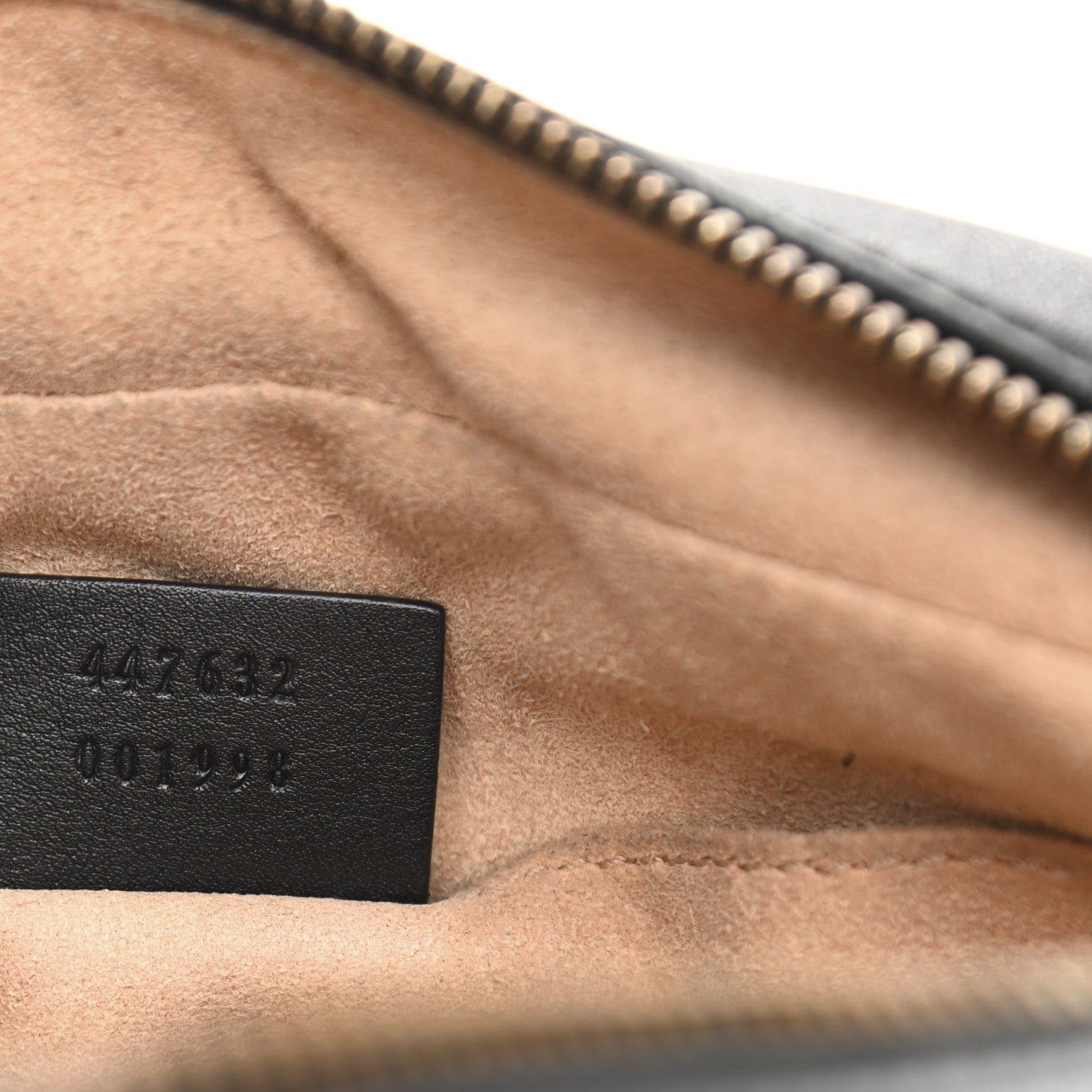 Gucci Calfskin Matelasse Small GG Marmont Chain Shoulder Bag Black 7 of 15