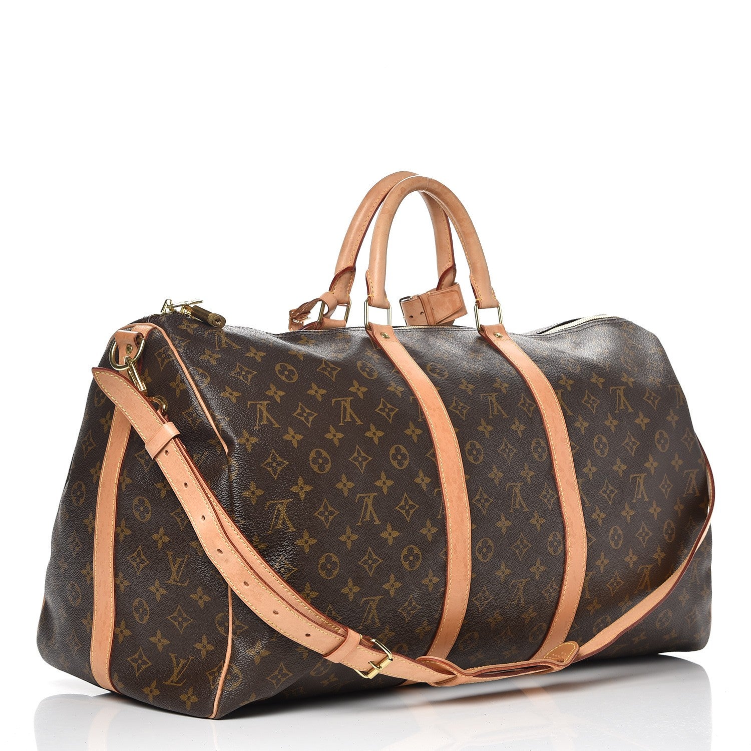 Louis Vuitton Monogram Keepall Bandouliere 55 3 of 12