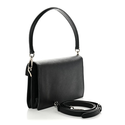 Prada Saffiano Lux Sound Crossbody Bag Black 3 of 11