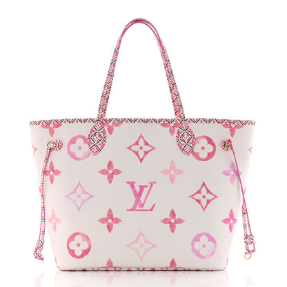 Louis Vuitton Monogram Giant By The Pool 2.0 Neverfull MM Rose 3 of 12