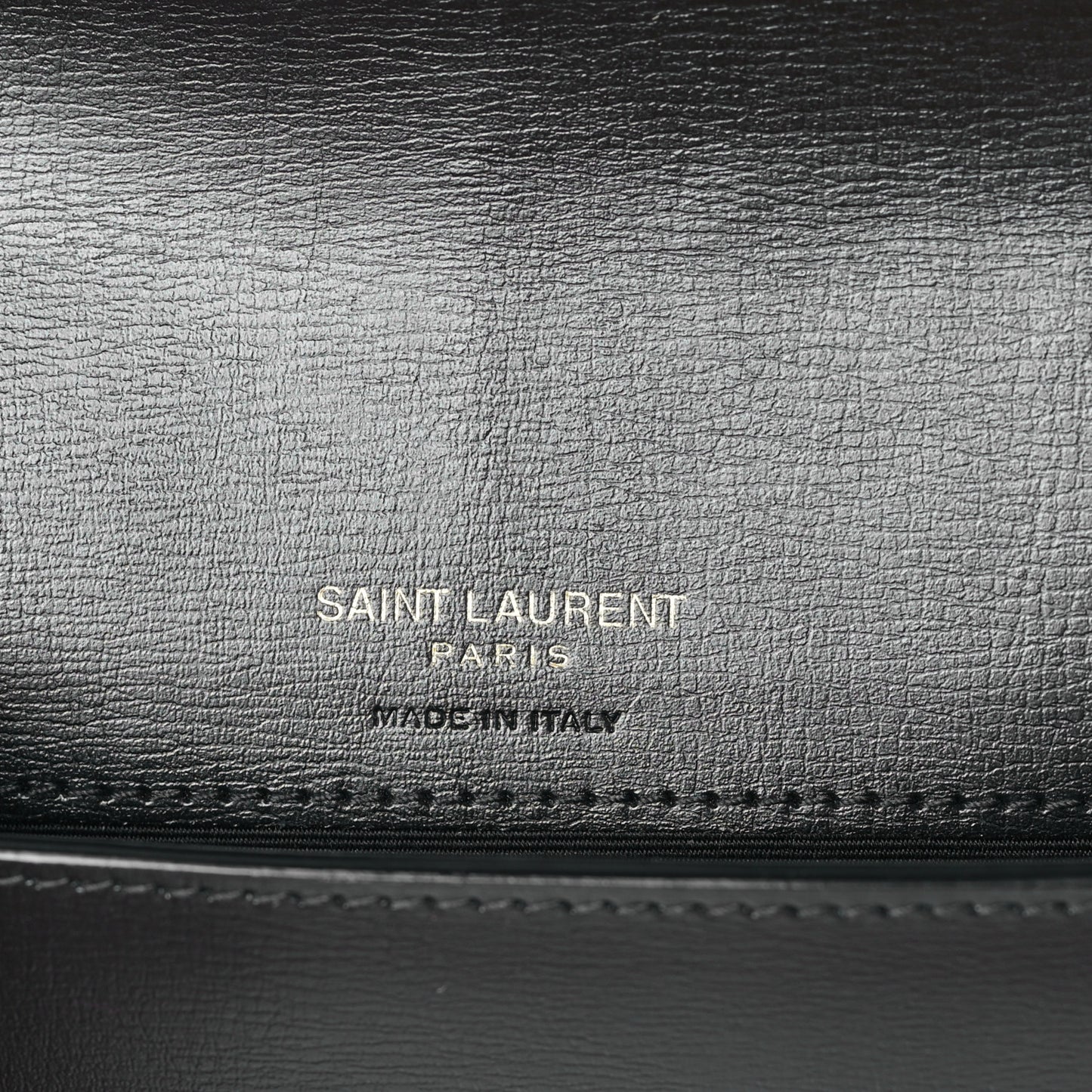 Smooth Calfskin Monogram Phone Holder Crossbody Black