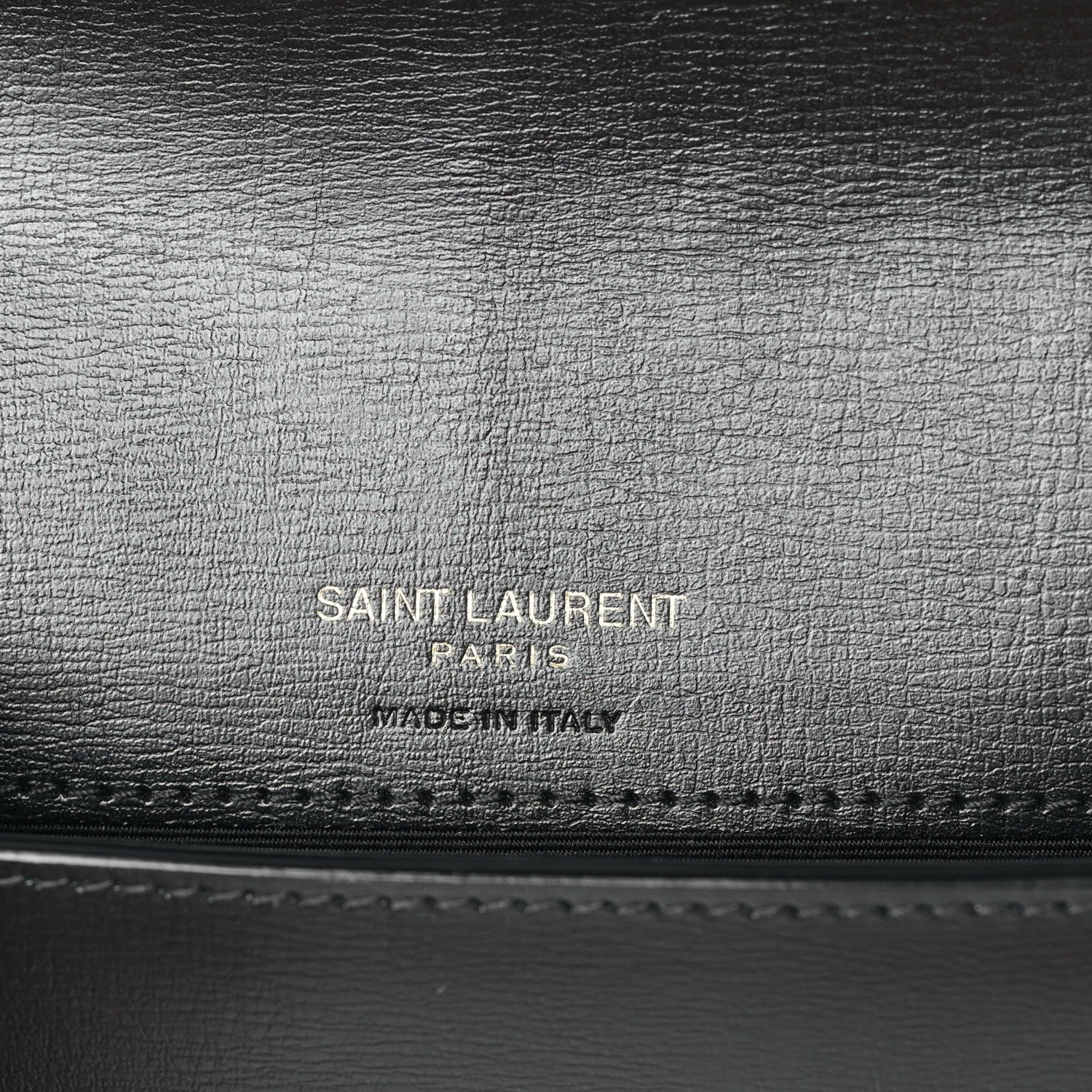 Saint Laurent Smooth Calfskin Monogram Phone Holder Crossbody Black 6 of 9
