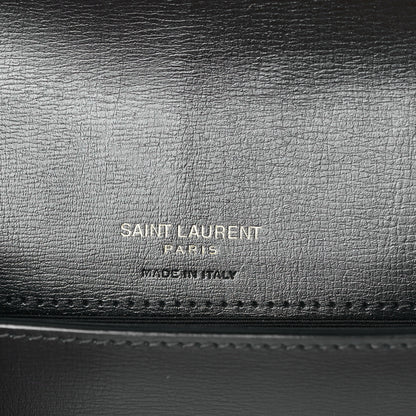 Saint Laurent Smooth Calfskin Monogram Phone Holder Crossbody Black 6 of 9