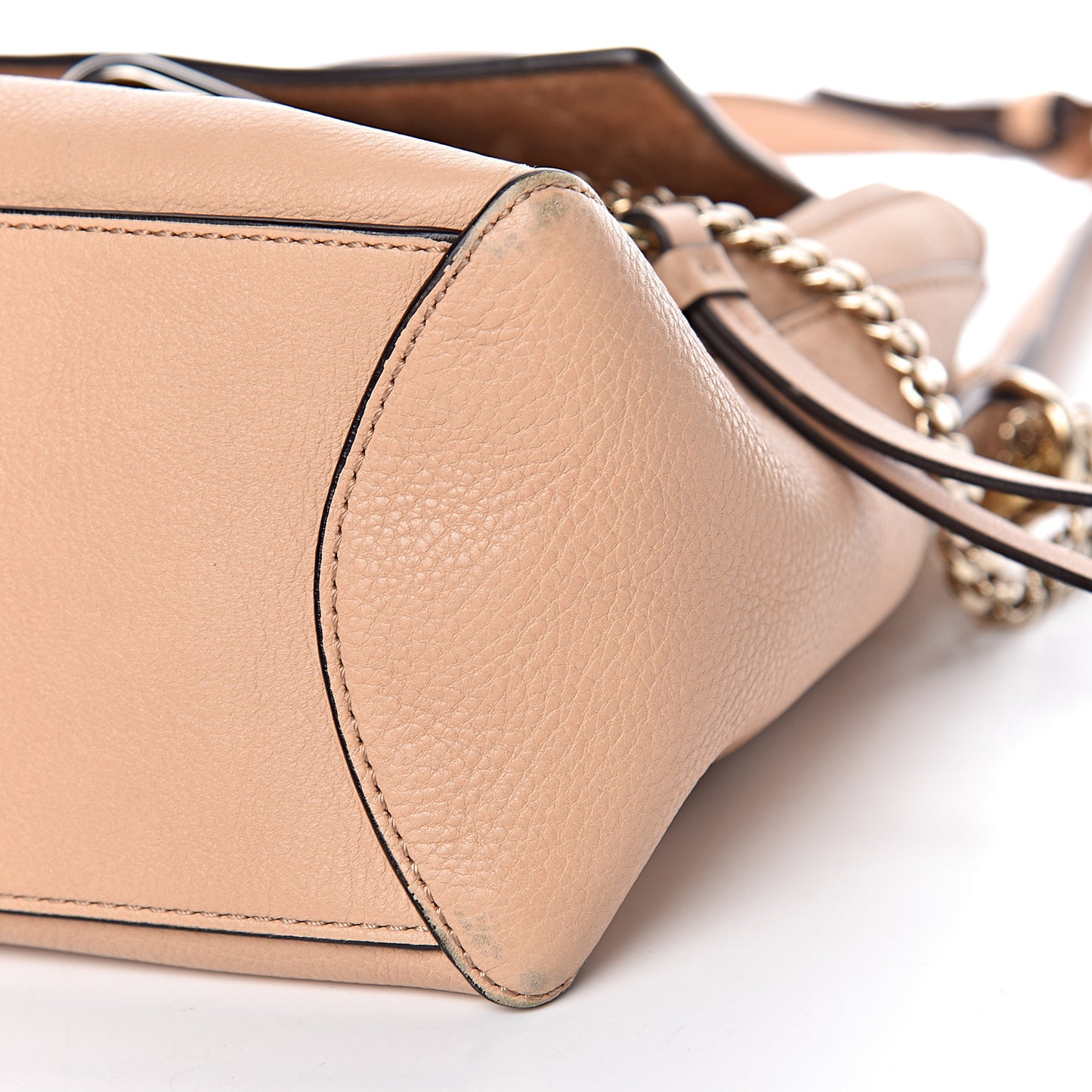 Calfskin Small Faye Day Shoulder Bag Blush Nude