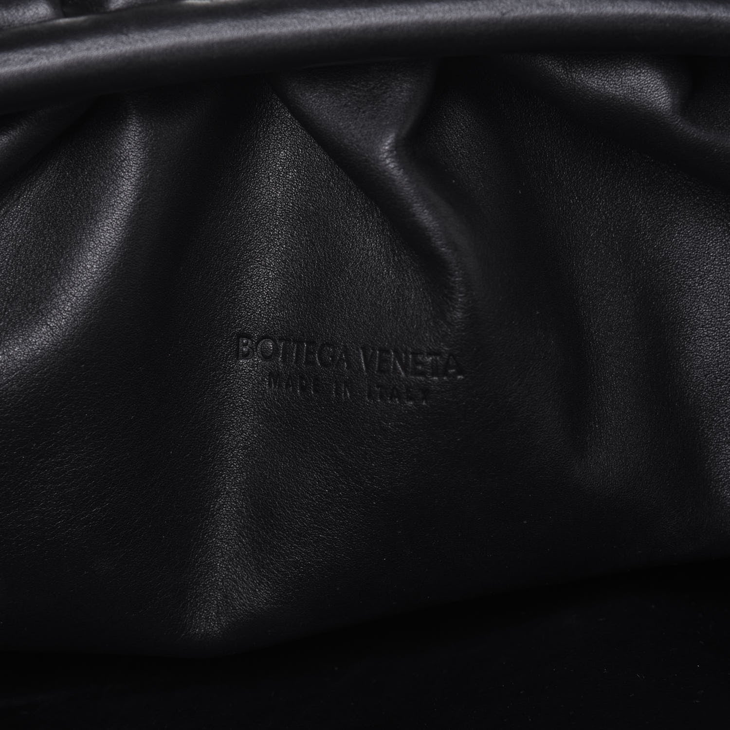 Bottega Veneta Smooth Butter Calf The Pouch Oversized Clutch Black 6 of 11
