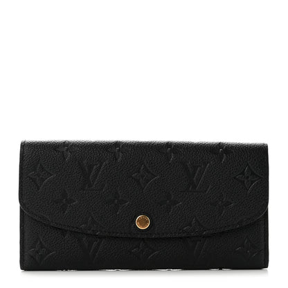 Louis Vuitton Empreinte Emilie Wallet Black Dune 1 of 6