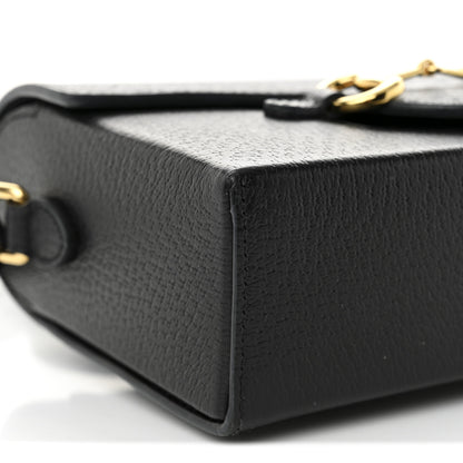 Gucci Calfskin Horsebit 1955 Shoulder Bag Black 9 of 10