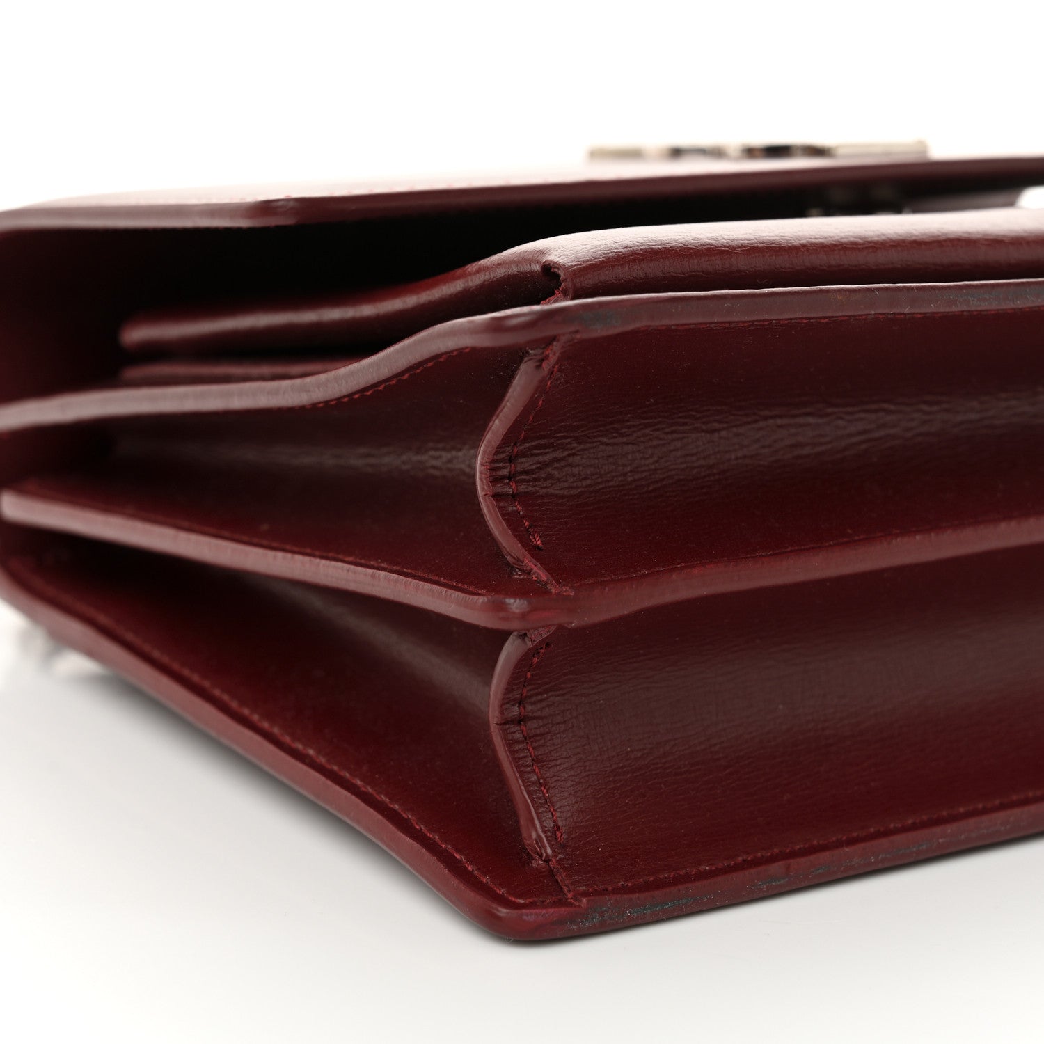 Saint Laurent Calfskin Medium Monogram Sunset Pallisandre 9 of 11