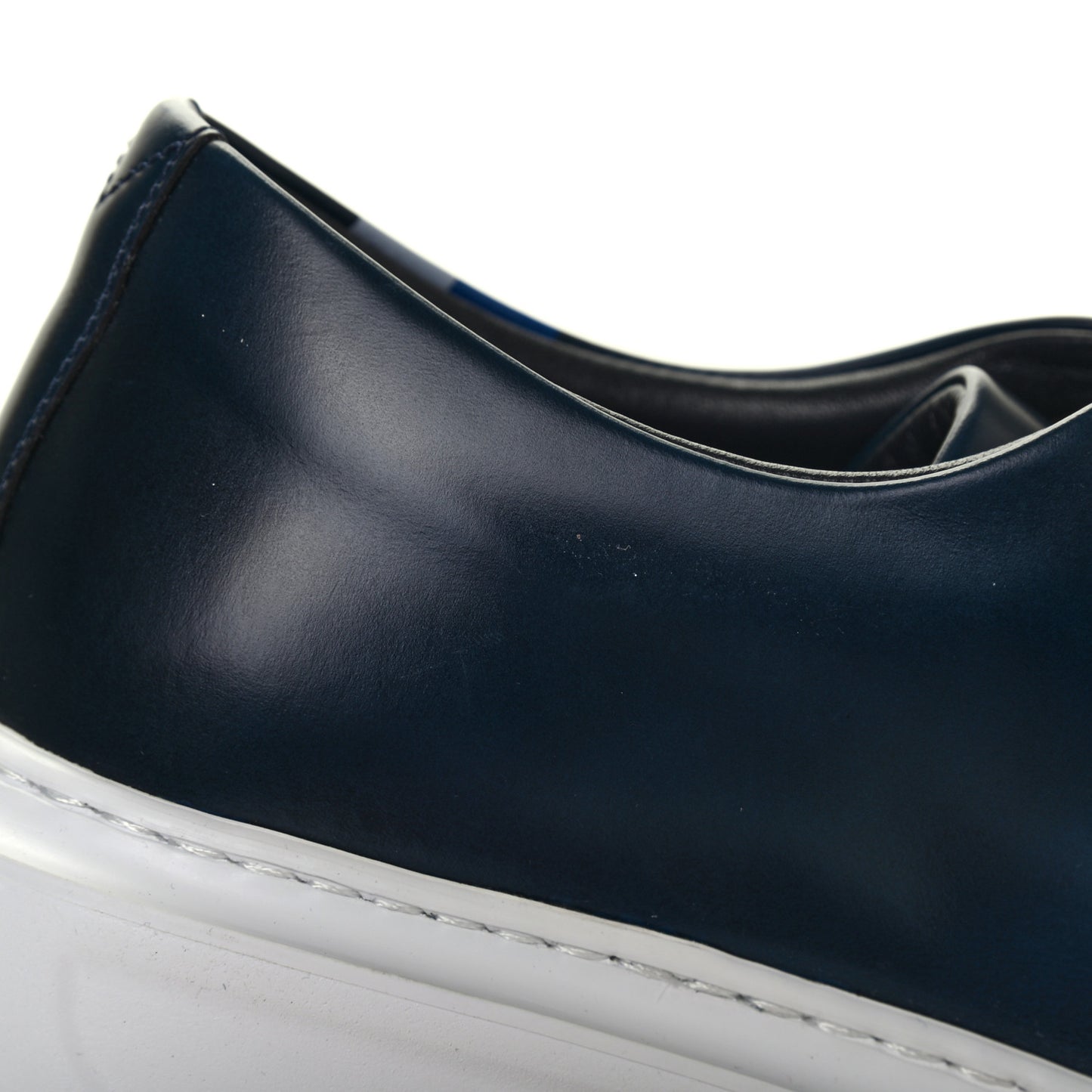 Calfskin Mens LV Beverly Hills Sneakers 5 Marine