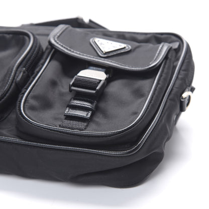 Prada Tessuto Nylon Saffiano Belt Bag Black 12 of 13