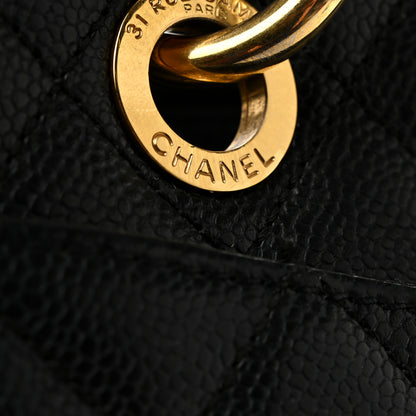 Chanel Caviar Quilted Grand Shopping Tote GST Black 13 of 13