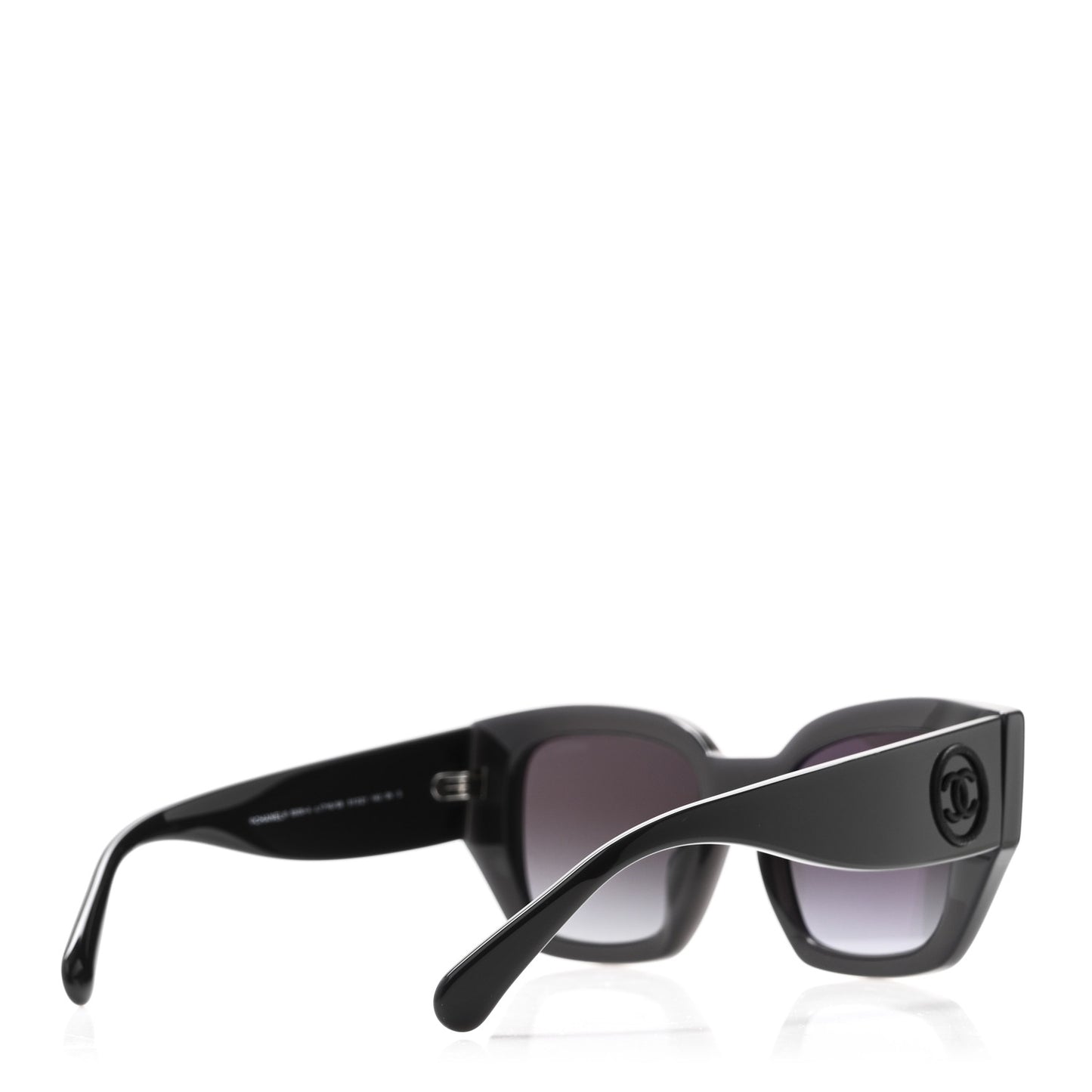 Acetate Square Sunglasses 5506-A Dark Grey