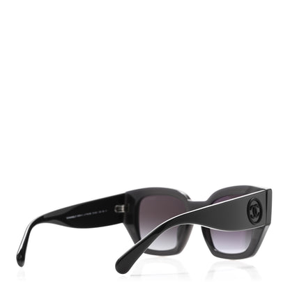 Chanel Acetate Square Sunglasses 5506-A Dark Grey 4 of 6