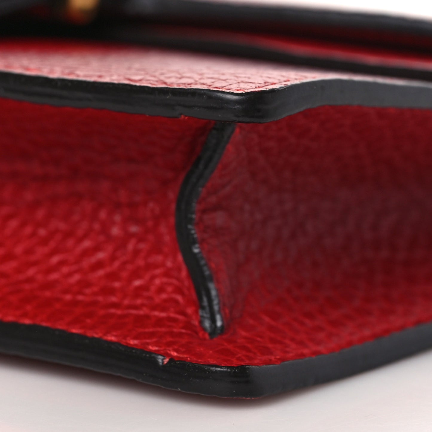 Calfskin Super Mini Dionysus Shoulder Bag Hibiscus Red