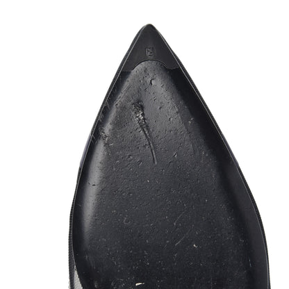 Fendi Mesh Skimmer Ballerina Flats 41.5 Navy Black 8 of 8