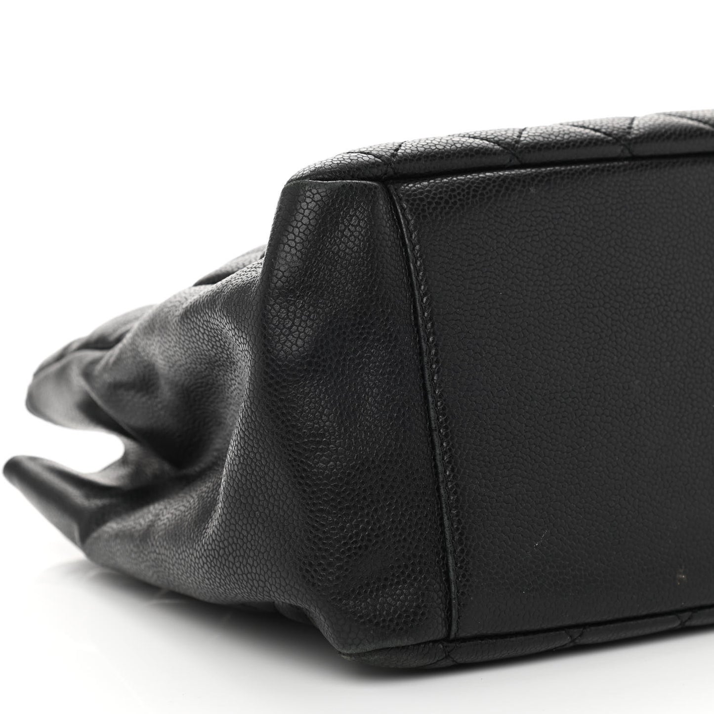 Caviar Quilted Grand Shopping Tote GST Black