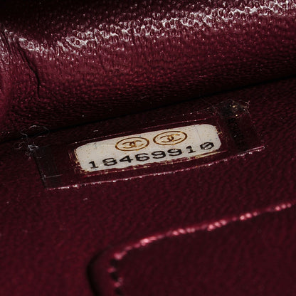 Chanel Lambskin Quilted Crossing Times Mini Flap Black 8 of 9