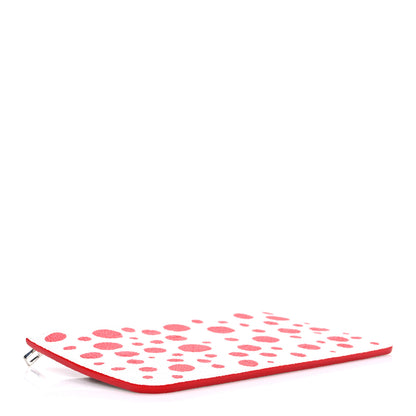 Louis Vuitton LV X YK Empreinte Infinity Dots Neverfull MM Pochette Rouge White 4 of 6