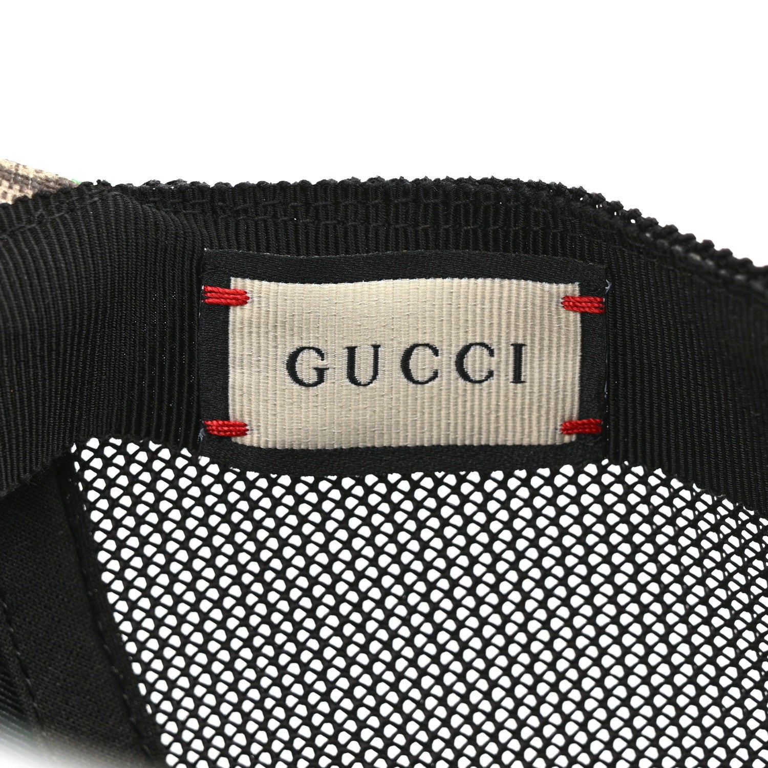 Gucci GG Supreme Monogram Bengal Print Baseball Hat 58 Beige Yard 8 of 9