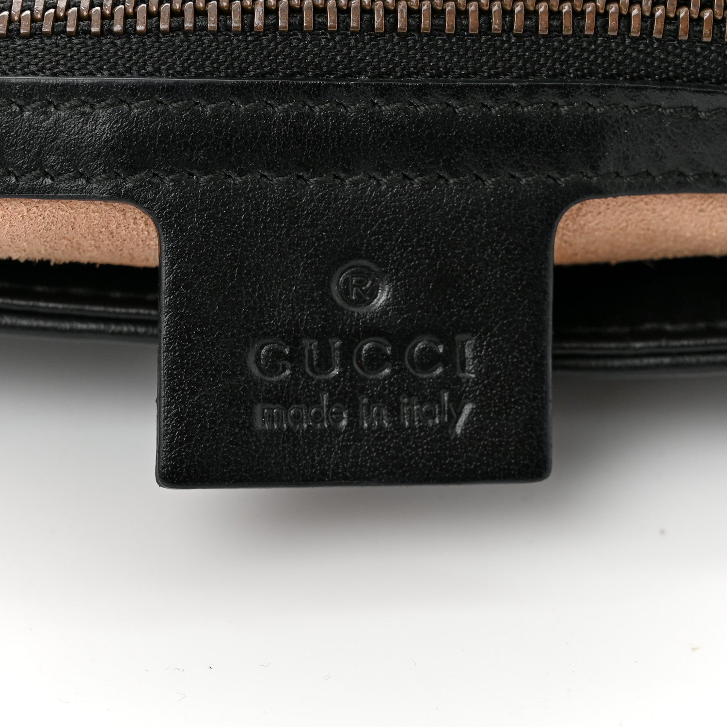 Gucci Calfskin Matelasse Medium GG Marmont Shoulder Bag Black 6 of 11